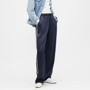 Gap satin track pants